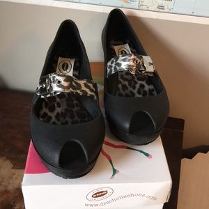 Dr Scholl’s “Emerald” slip on shoes Black Metal 7